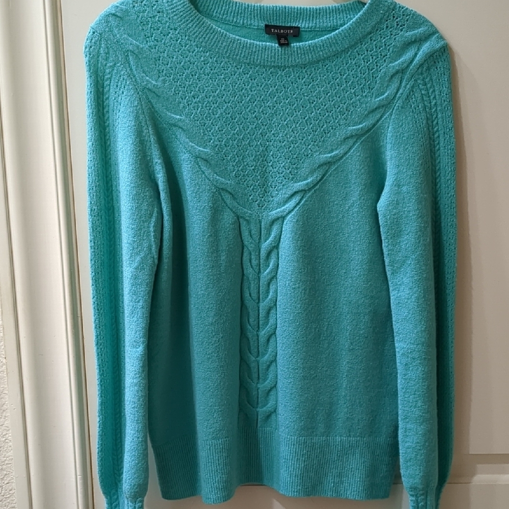 NWT, Talbots Women's Turquoise Sweater, XS